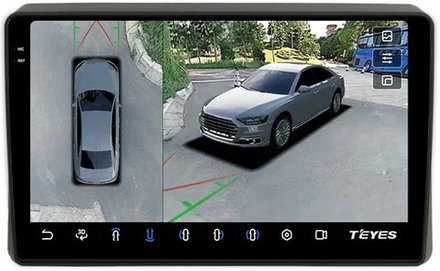 Магнитола для Renault Arkana 2019+, Duster 2 2020+ (большой экран) - Teyes CC3-2K-360 на Android 10, 2K QLED, 6Гб+128Гб, CarPlay, 4G SIM-слот, 4 камеры в комплекте