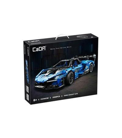 Конструктор CADA спортивный автомобиль Dark Knight GTR (2088 деталей)
