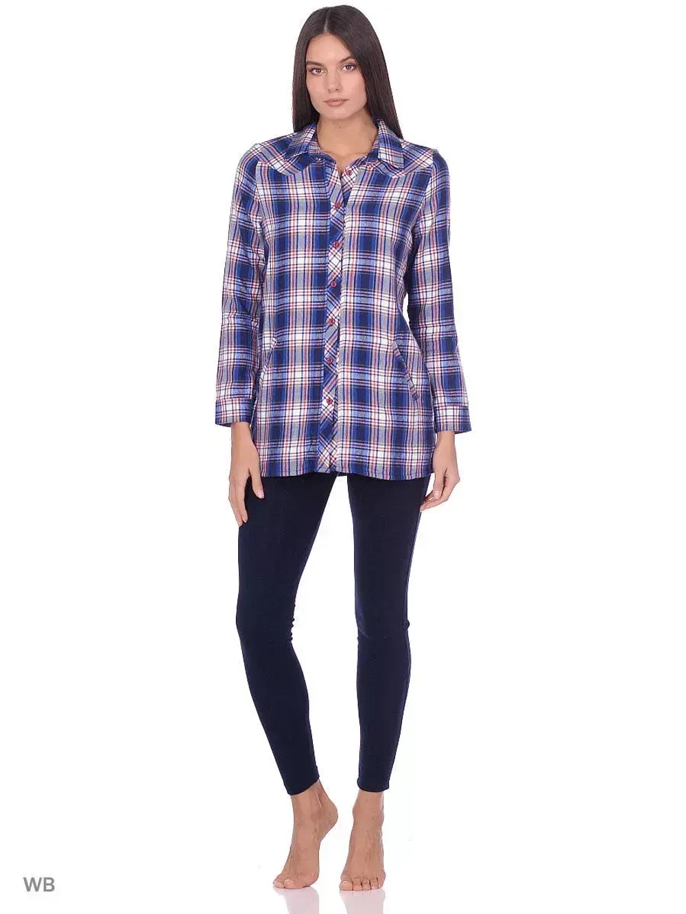 Рубашка в клетку