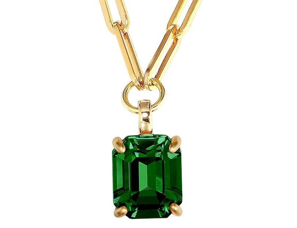 Колье Dyrberg Kern OCTA SG EMERALD GREEN 470102