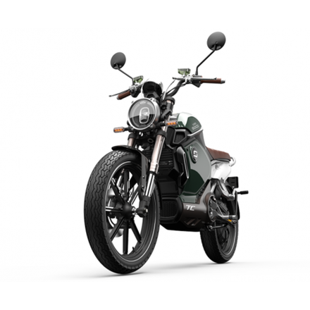 Электромотоцикл WHITE SIBERIA SUPER SOCO TC Зеленый