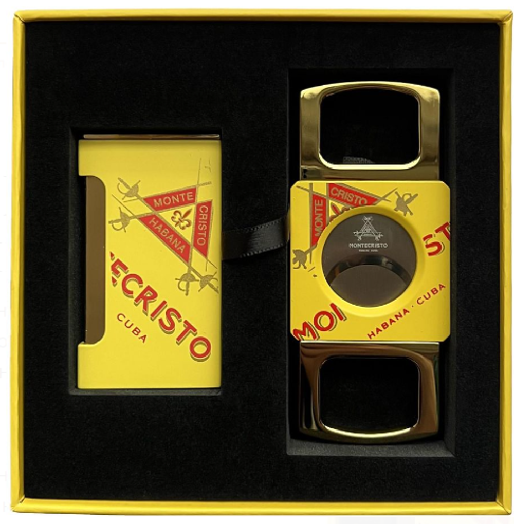 Комплект Montecristo гильотина и зажигалка