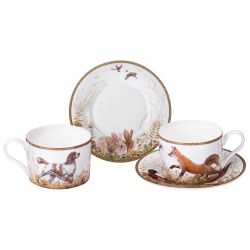 ЧАЙНЫЙ НАБОР LEFARD "ОХОТА" НА 2 ПЕР. 4 ПР. 300 МЛ (КОР=24НАБ.)