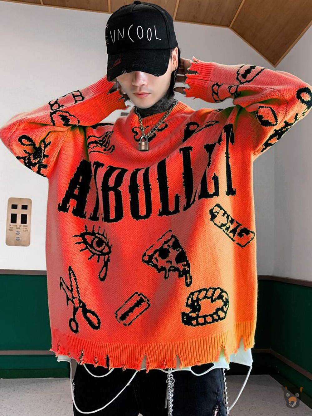 Свитер Vandalist "Anbullet" Orange