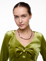 Чокер "Hematite sea bottom" Silver