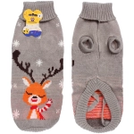 Кофта - свитер для мелких пород собак и кошек «BRO Style», оленёнок, цвет серый, р L