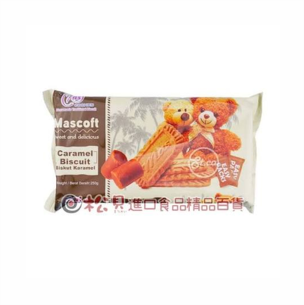 Хрустящее карамельное печенье с корицей Mascoft Caramel Biscuit