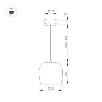 Подвесной светильник Arlight 039548