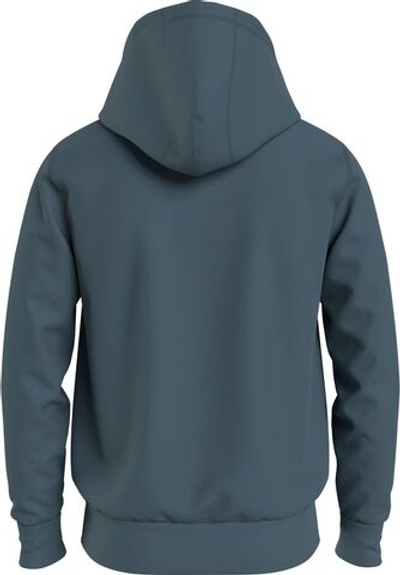 Мужская кофта теннисная Tommy Hilfiger Tommy Logo Zip Through - charcoal blue