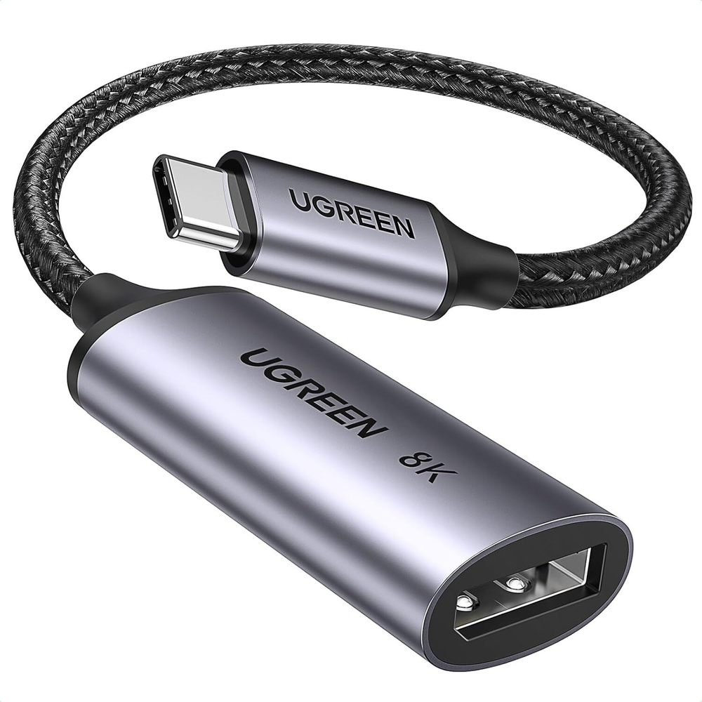 Конвертер USB 3.1 Type C на DisplayPort, 8K@60Hz, UGREEN 15575