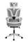 Кресло для руководителя Gramber С26 Сетка серая/Ткань серая/Белый