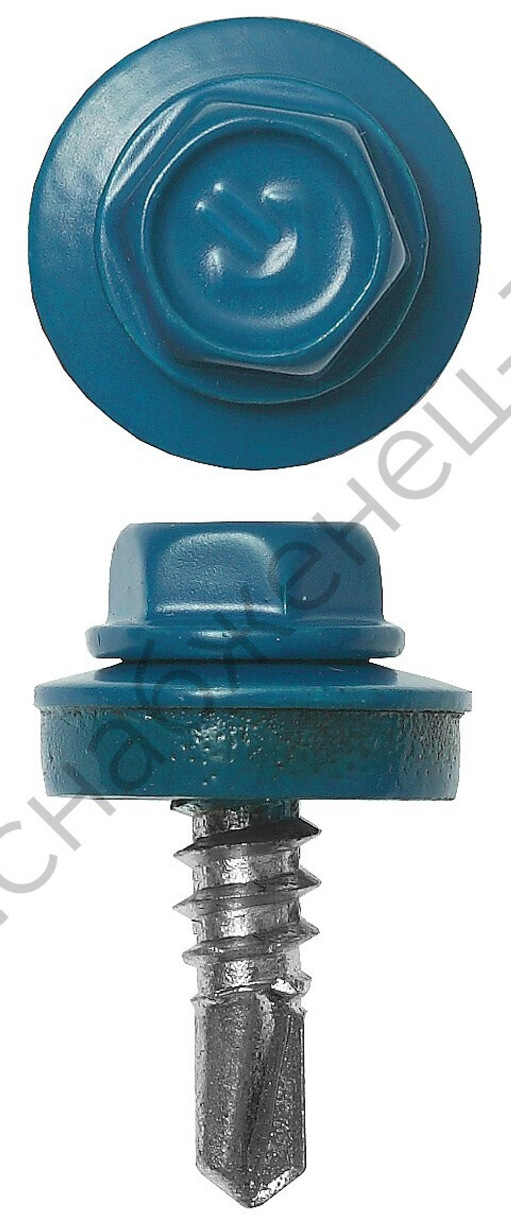 ЗУБР СКМ 5009 25 х 5.5 мм, неб.-голуб., кровельный саморез, 800 шт (4-300310-55-025-5009)