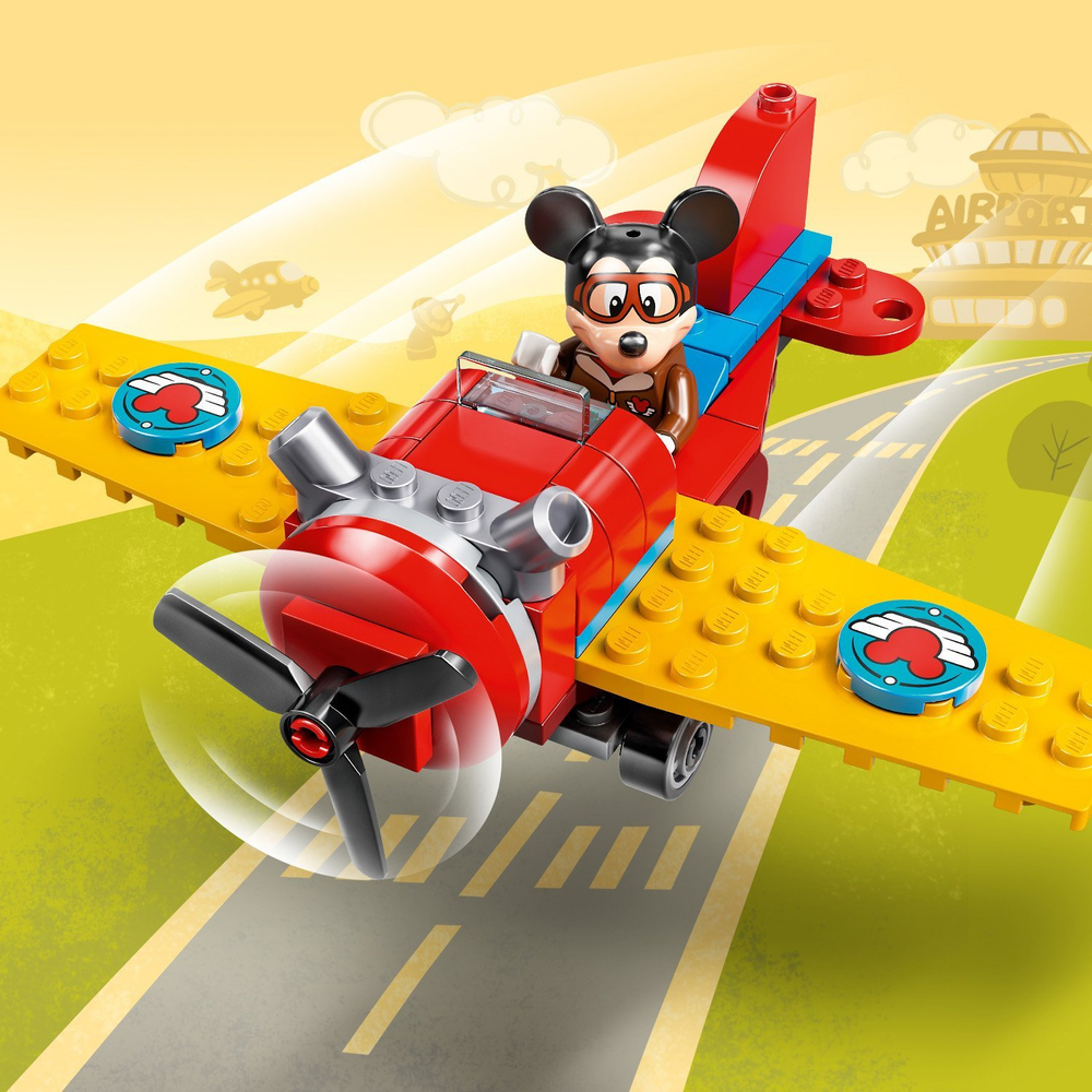 LEGO Disney Mickey and Friends: Винтовой самолёт Микки 10772 — Mickey Mouse's Propeller Plane — Лего Дисней Микки и друзья