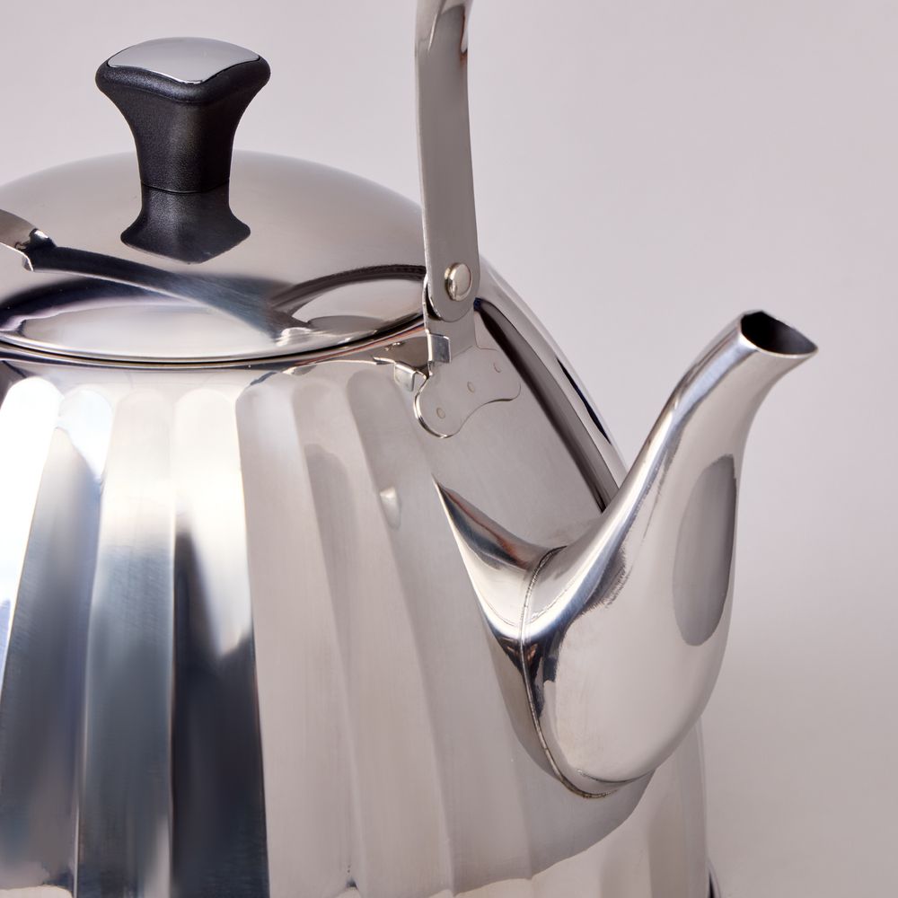 ЧАЙНИК AGNESS 3,0 Л СО СКЛАДЫВАЮЩЕЙСЯ РУЧКОЙ, СТАЛЬ 18/10, ИНДУКЦИОННОЕ КАПСУЛЬНОЕ ДНО