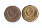 1 копейка 1991 г. Л,М. 2 шт. XF