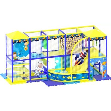 Детский игровой лабиринт «Галактика»13,6 м² (5,8*2.35*2.5м)