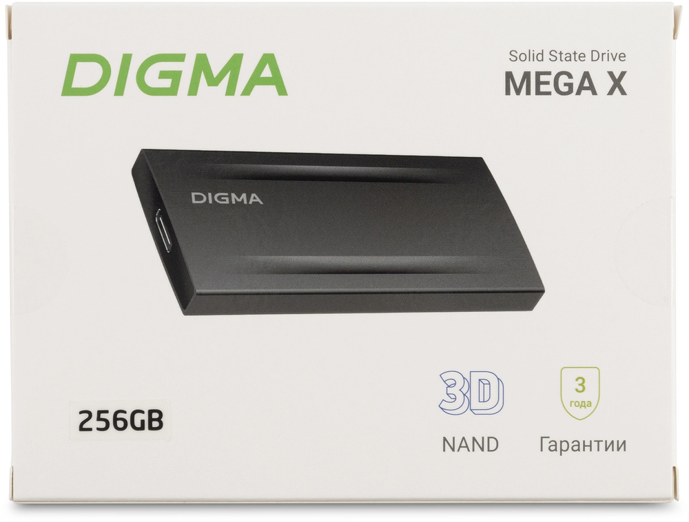 Внешний SSD USB 3.2 Gen 2 Type-C Digma DGSM8256G2MGG