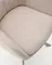 Dorina Вращающееся кресло из бежевого шенилла и стальными бежевыми ножками