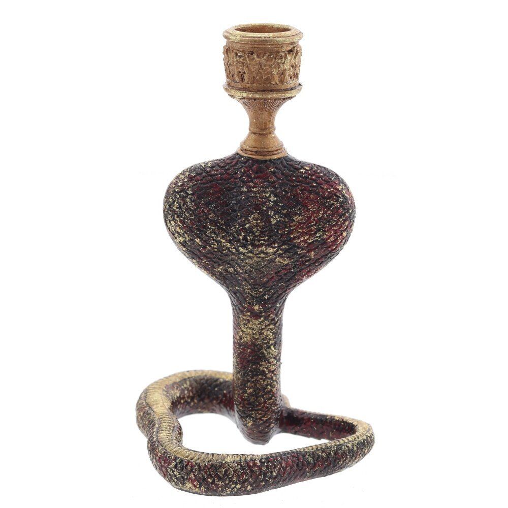 GAEM Подсвечник "Змея", L10 W10 H18 см, 2в.