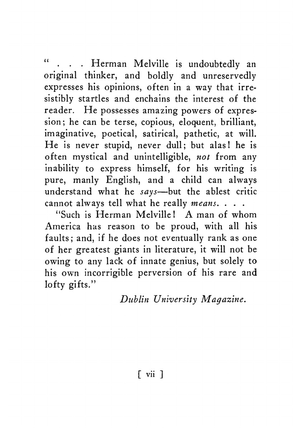 Some personal letters of Herman Melville and a bibliography | Minnigerode Meade