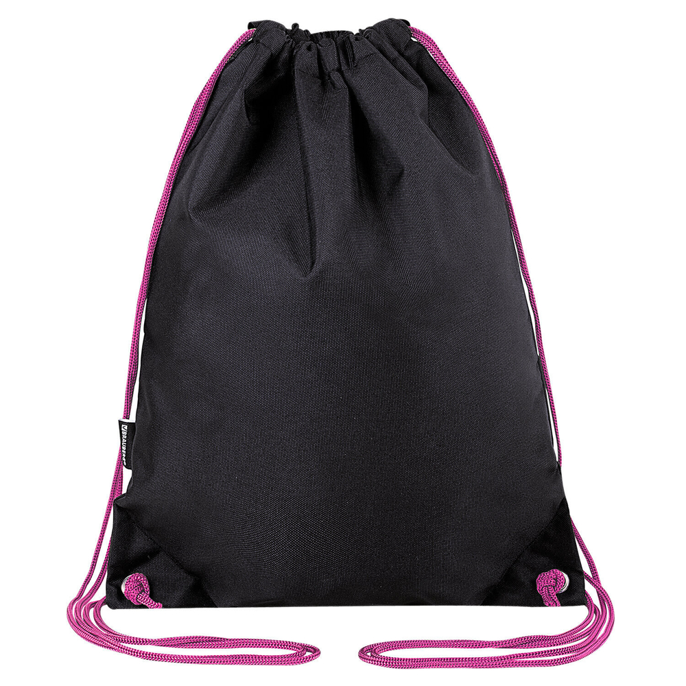 Мешок для обуви BRAUBERG плотный карман на молнии подкладка 43х33 см Neon Pink (2 штуки в упаковке)