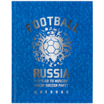 Дневник 5-11 класс 48 л. твердый BRAUBERG фольга с подсказом "Football" (4 штуки в упаковке)