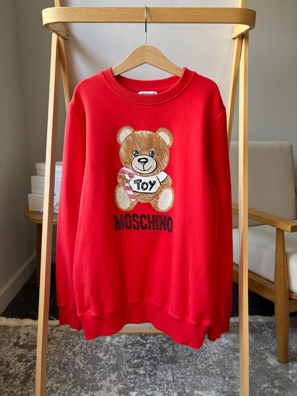 Хлопковый свитшот Moschino, 164