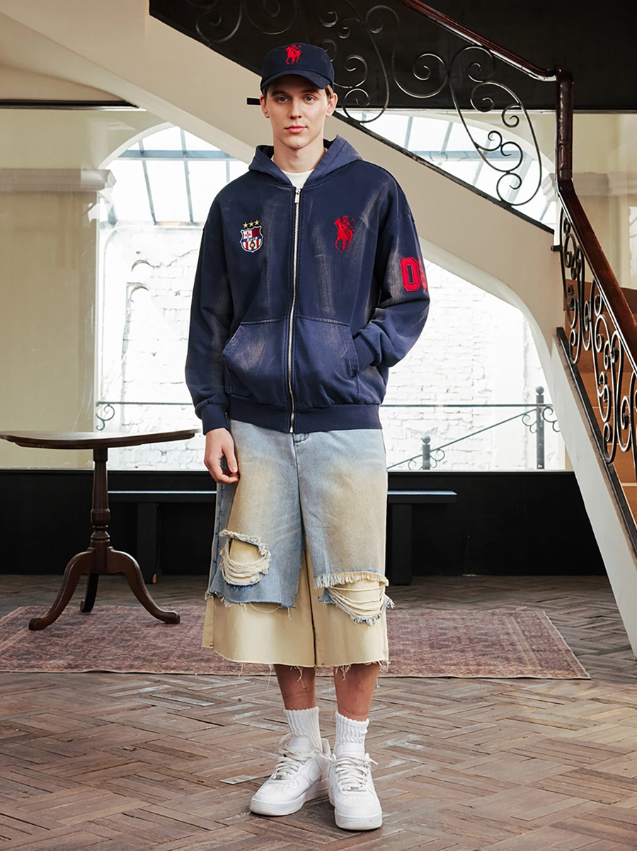 Худи HARSHandCRUEL Washed Zip-Hoodie