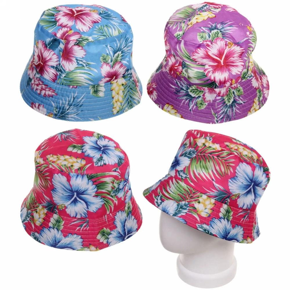 Панама «Fashion collection- Цветы», микс 3 цвета, р. 58