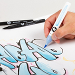 Набор маркеров Molotow AQUA COLOR BRUSH Grey SET - 12шт