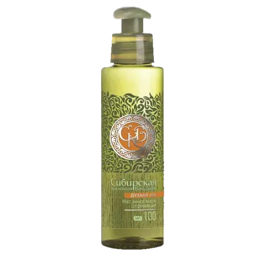 Согревающее массажное масло Духаал аза