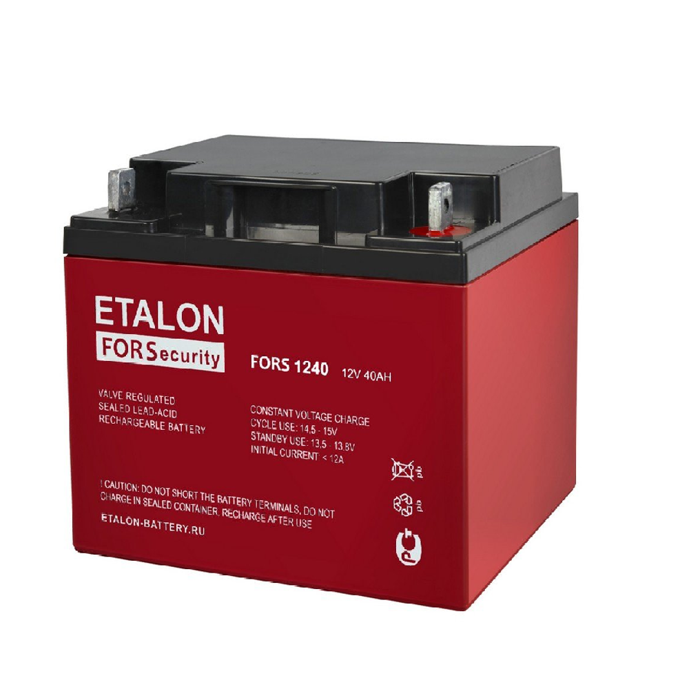 Аккумулятор герметичный свинцово-кислотный ETALON FORS 1240