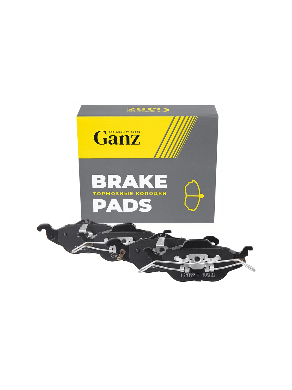 Колодки передние OPEL Astra G/Meriva A/Zafira A GANZ GIJ20159