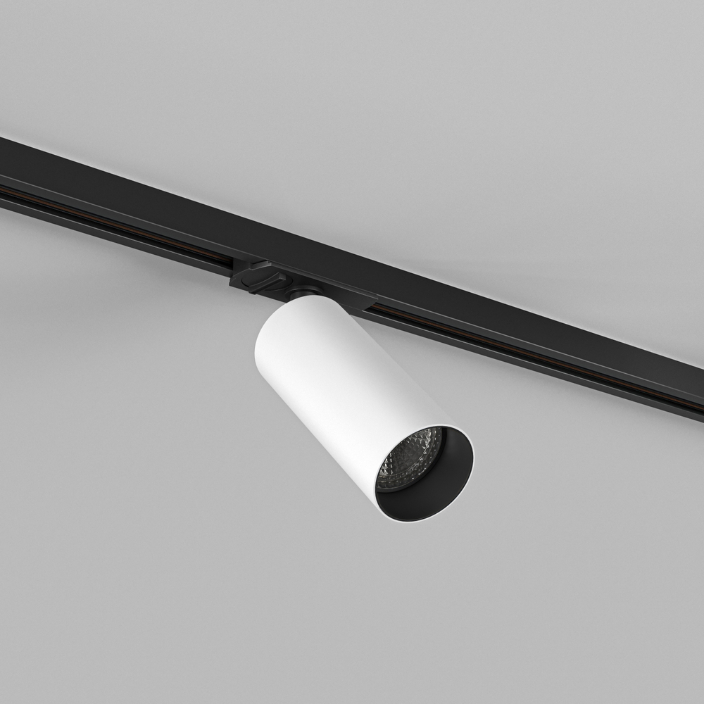 DK6060-BW+BK Трековый светильник IP 20, 15 Вт, GU10, черный с белым, алюминий