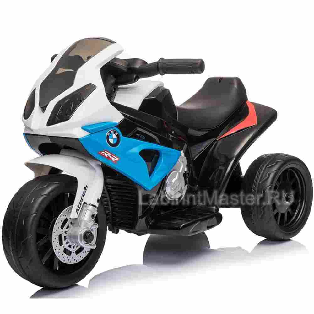 Детский электромотоцикл "BMW S1000RR", голубой