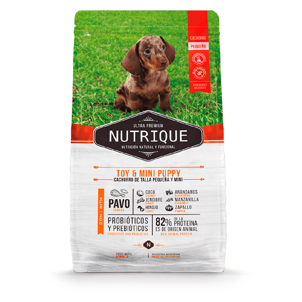 Сухой корм Vitalcan Nutrique Dog Puppy с индейкой для щенков мелких пород 1кг (Виталкан)