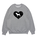 Свитшот "Бигль в сердце"