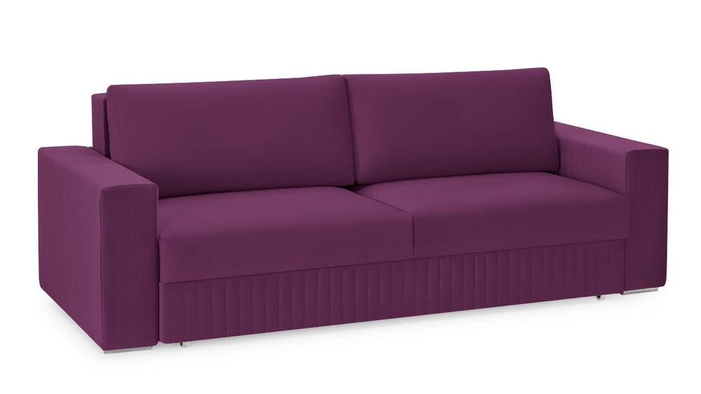 Диван Тусон Лайт Vivaldi 19 232*105*90 см, Фиолетовый  Еврокнижка Фиеста