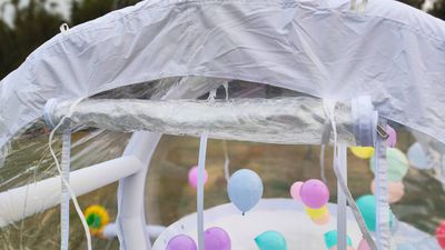 Прозрачная надувная палатка-шар «BubbleTree» ТПУ, 3,9*3*2,3 м