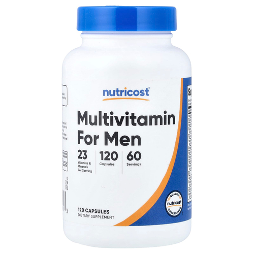 Nutricost, Мультивитамины для мужчин, 120 капсул