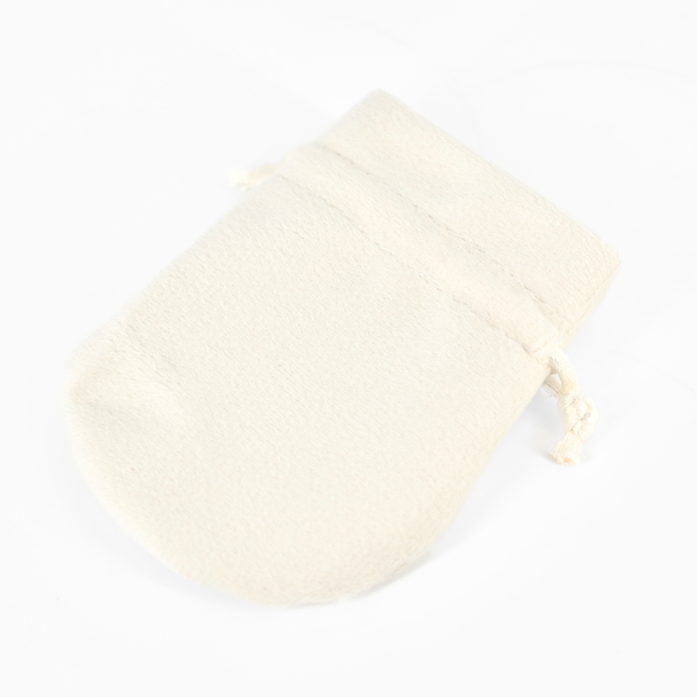 Мягкий плюшевый мешочек 100x120 мм для подарков.