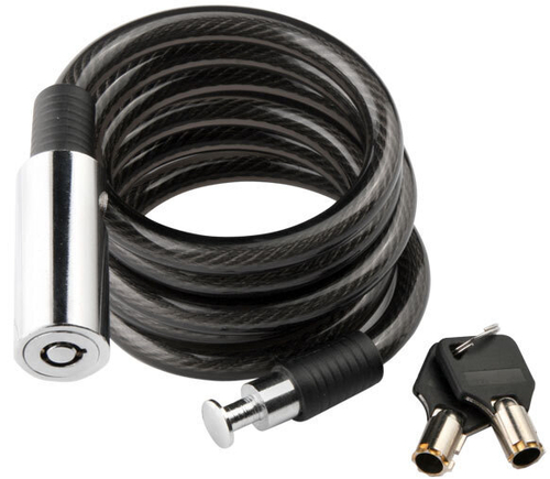 Трос-замок навесной велосипедный в комплекте с ключами модель 87204 арт.1РС,4716