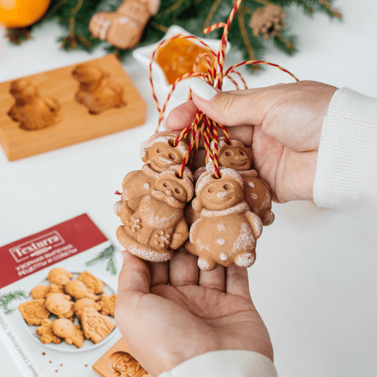 Форма для печенья и пряников Дед мороз и снеговик