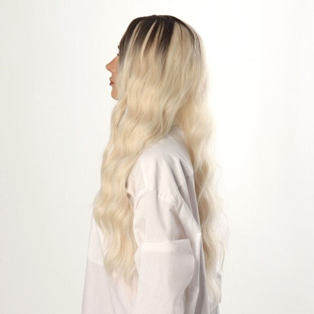 Парик искусственный цвет русый/блонд