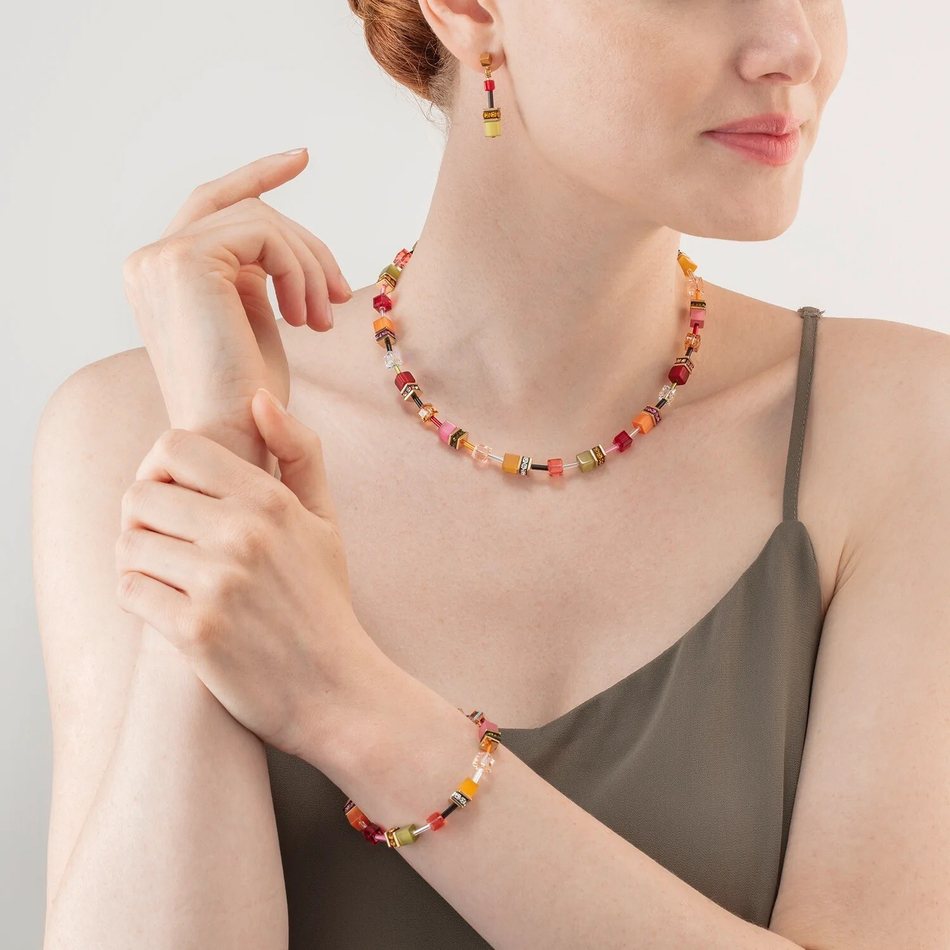 Серьги-пусеты Coeur de Lion Multicolor Indian Summer 2838/21-1585