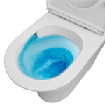 Унитаз-компакт Azario Amadeo 375х650х830 безободковый, слив "Торнадо", с быстросъемным сиденьем "Микролифт" (AZ-2801-S)