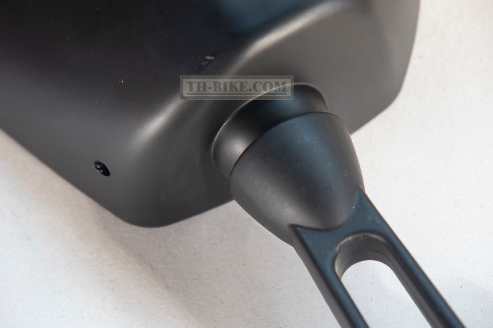 Mirror set, alu, 10mm mount, superlight, Scarlet