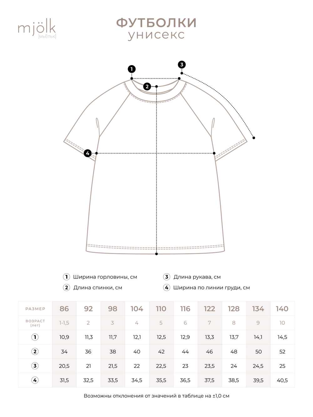 Футболка унисекс Mjölk Steel Grey