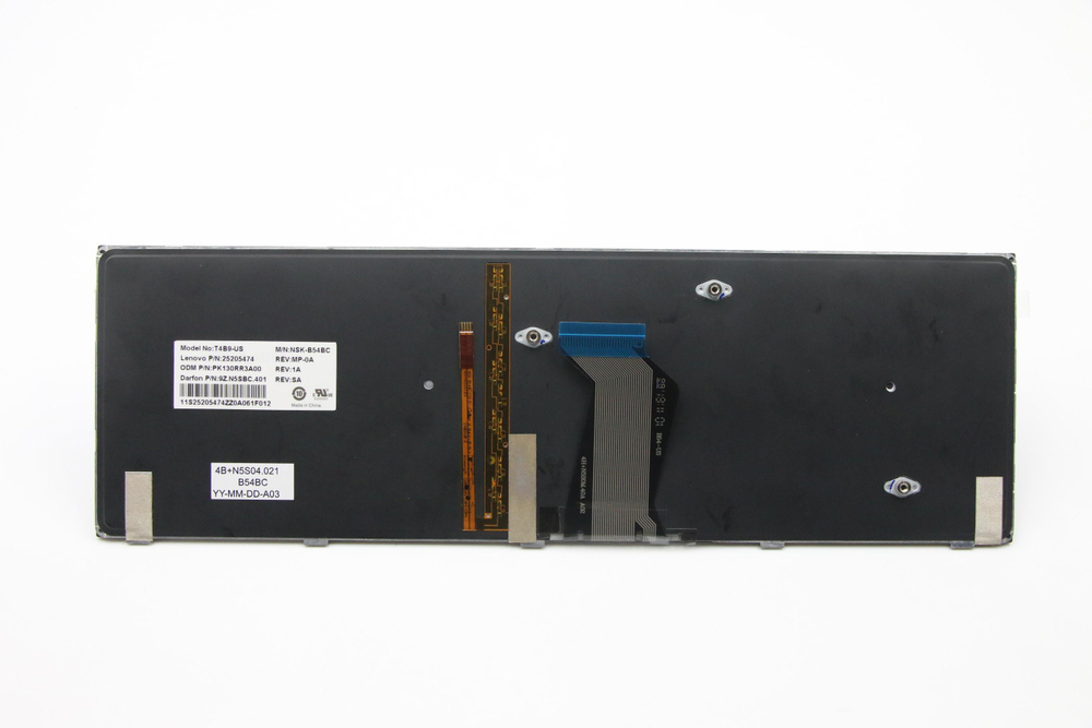 Клавиатура для Ноутбука Lenovo LenovoY500 с подсветкой, раскладка - анлийская, черная (25205474)