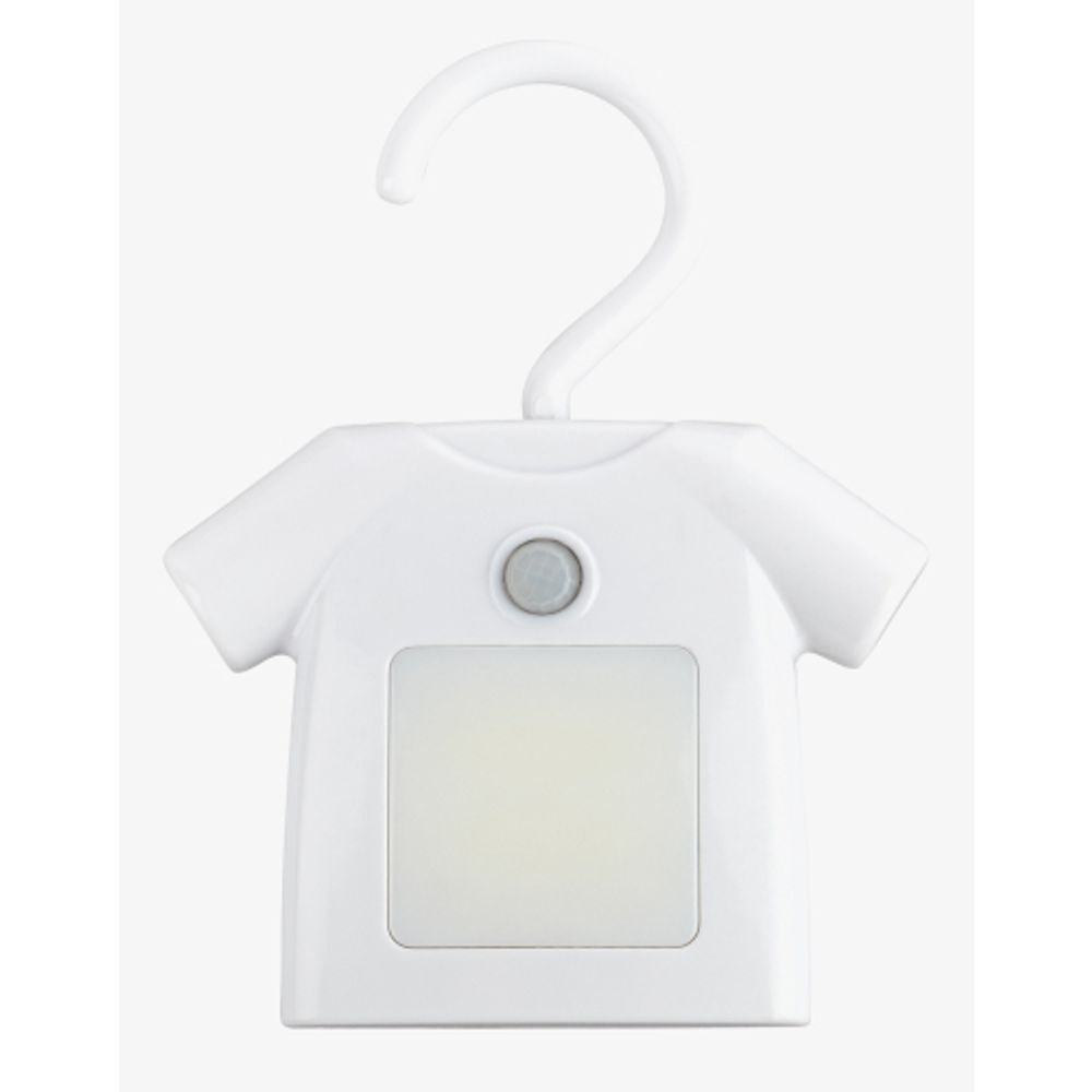 Ночник - светильник светодиодный ЭРА NLED-486-1W-MS-W на батарейках с датчиком движения белый